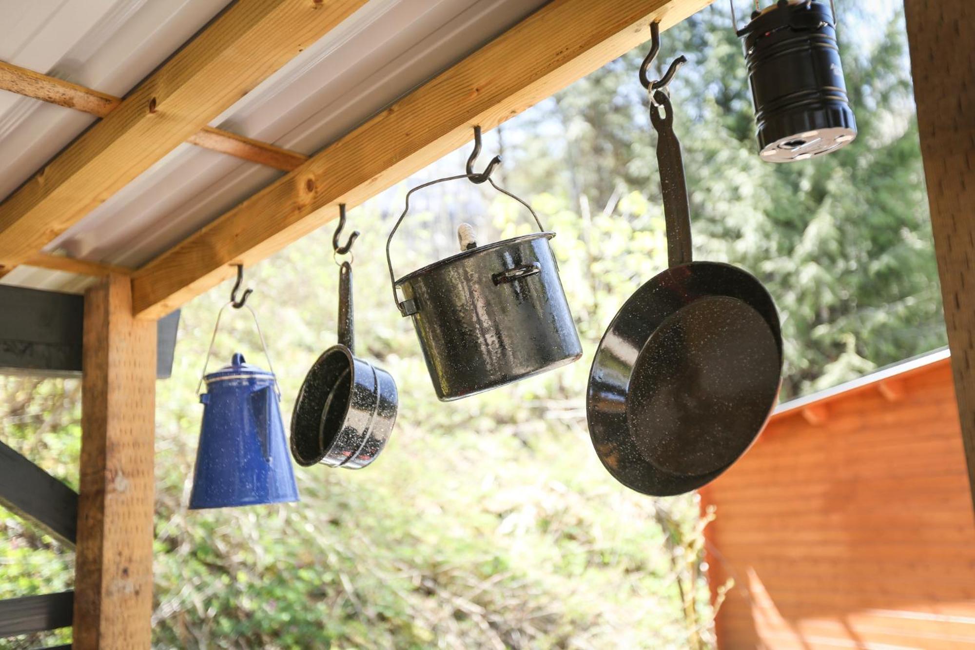The Dogwood Cabin - Cowichan Valley Bunkie Glamping ダンカン エクステリア 写真