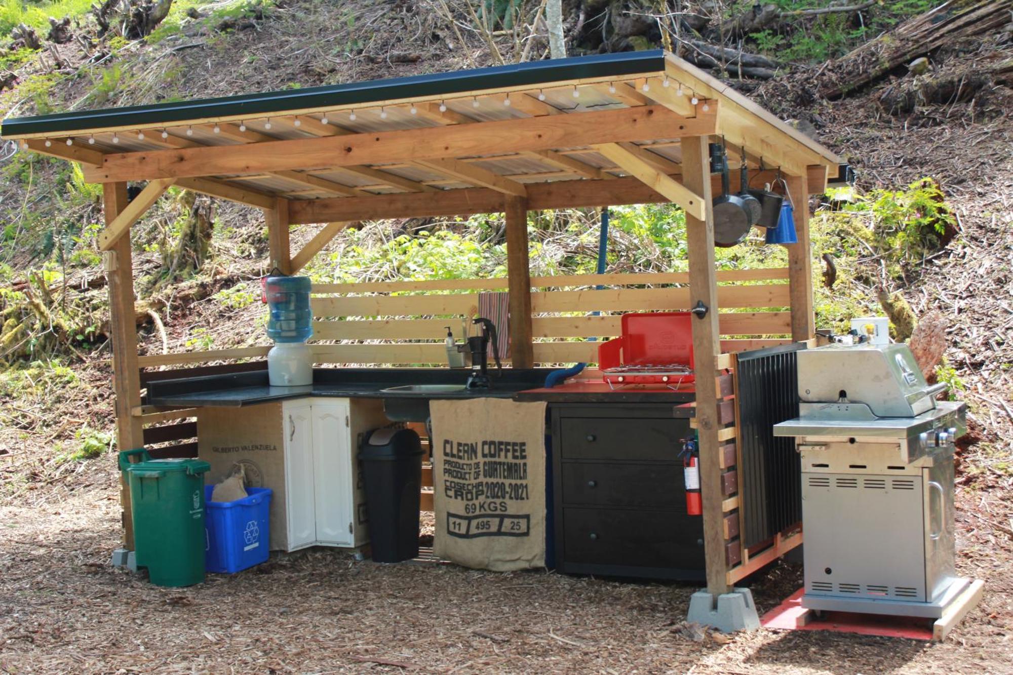 The Dogwood Cabin - Cowichan Valley Bunkie Glamping ダンカン エクステリア 写真
